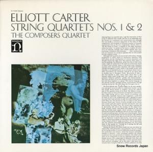 ݡƥå elliott carter; string quartets nos.1 and 2 H-71249