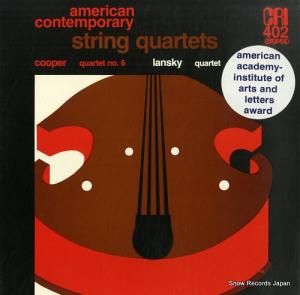 ѡɻͽġץƻͽ cooper; quartet no.6 / lansky; quartet CRISD402