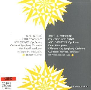 ޥåɥաե쥤ϥ꥽ gene gutche; fifth symphony for strings op.34 CRI189