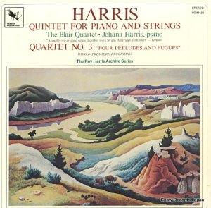֥쥢ͽġϥʡϥꥹ harris; quintet for piano and strings VC81123
