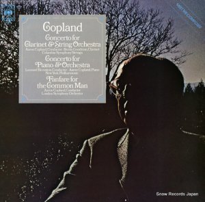 󡦥ץ copland; concerto for clarinet & string orchestra CBS61837