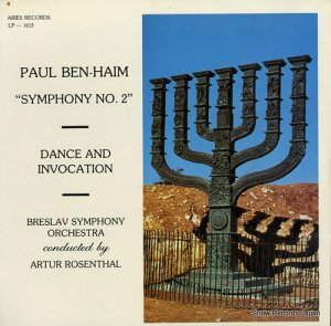 ARTURROSENTHAL ben-haim; symphony no.2 LP-1613