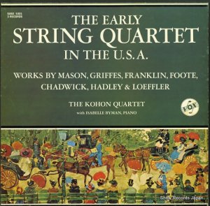 ۥͽ the early string quartet in th usa SVBX5301