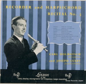 롦ɥå recorder and harpsichord recital no.3 LL1026