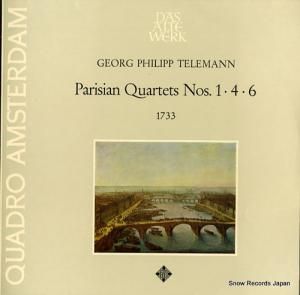 ॹƥͽ telemann; parisian quartets nos.1.4.6 SAWT9448-A