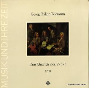 ॹƥͽ telemann; paris quartets nos.2.3.5 SAWT9523-A
