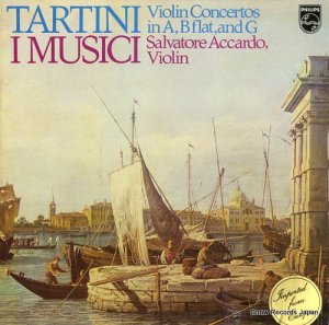ॸ tartini; three concertos for violin, strings, and continuo 6500784