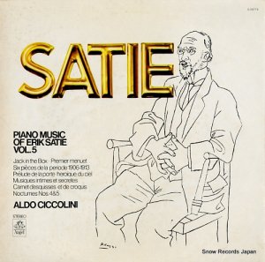 ɡå꡼ satie; piano music of erik satie vol.5 S-36774