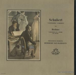 ヘルベルト・フォン・カラヤン schubert; "unfinished" symphony ANGEL35299