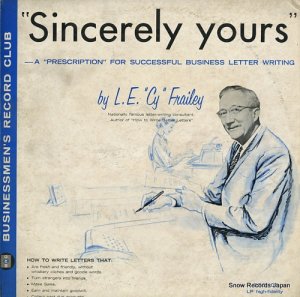 L.E. CY FRAILEY sincerely yours BRC107