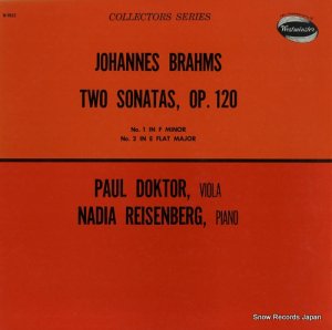 ѥ롦ɥȡ brahms; two sonatas, op.120 W-9053
