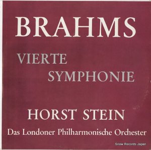 ۥ륹ȡ奿 brahms; vierte symphonie e-moll, op.98 CL-574