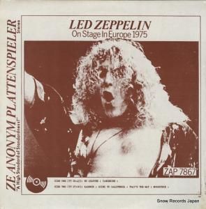 åɡĥåڥ on stage in europe 1975 ZAP7867/536