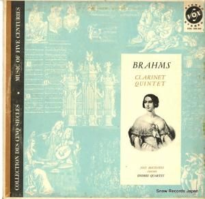 衼ȡߥҥ㥨륹 brahms; clarinet quintet STDL500.560