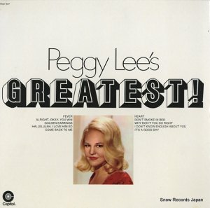 ڥ꡼ peggy lee's greatest! DKAO-377