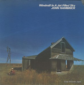 JOHN HAMBRICK windmill in a jet filled sky BB-14201