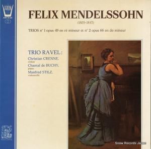 TRIO RAVEL mendelssohn; trios no.1 opus 49, no.2 opus 66 ARN38326