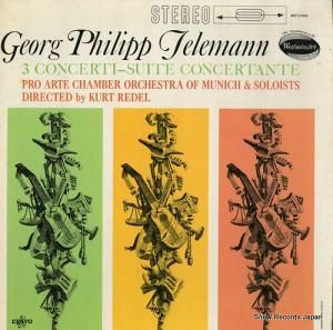 ȡ졼ǥ telemann; 3 concerti-suite concertante WST-17042