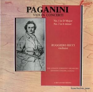 åå paganini; violin concerti no.1 and no.2 TV-S34527