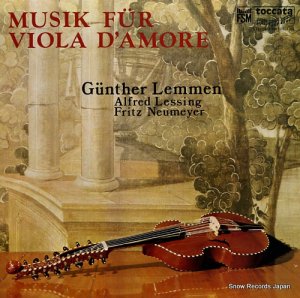 󥿡 musik fur viola d'amore FSM53624