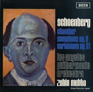 ӥ󡦥᡼ schoenberg; chamber symphony op.9 / variations op.31 SXL6390