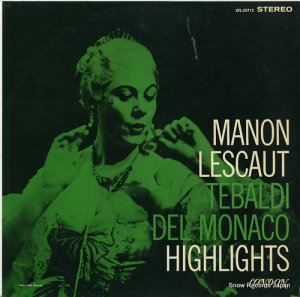 ޥꥪǥ롦ʥʡƥХǥ puccini; manon lescaut-highlights OS25713