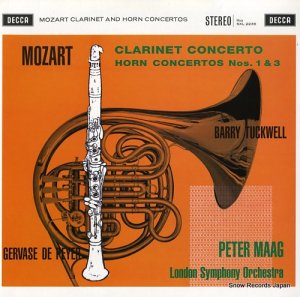 ɡڥХ꡼å mozart; clarinet concerto / horn concertos nos.1 & 3 SXL2238