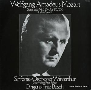 եåġ֥å mozart; serenade nr.5 d-dur k.v.250 (haffner-serenade) F667293