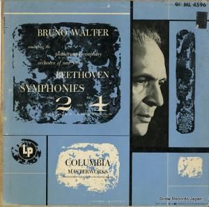 ֥롼Ρ륿 beethoven; symphonies no.2 and no.4 ML4596