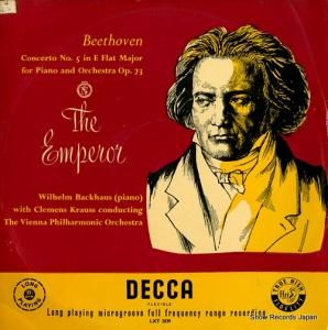 ウィルヘルム・バックハウス/クレメンス・クラウス beethoven; concerto no.5 in e flat major for piano and orchestra op.73"the