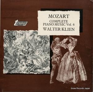 륿꡼ mozart; complete piano music vol.6 TV37006S