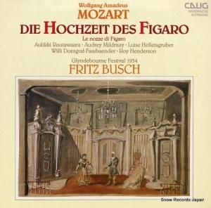 եåġ֥å - mozart; die hochzeit des figaro (glyndebourne festival 1934) - CAL30851/52