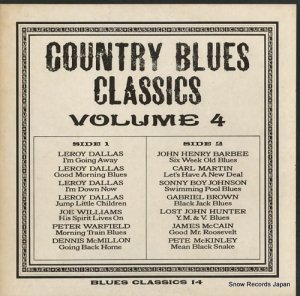 V/A country blues classics volume4 BC14
