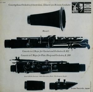 ɥȡե󡦥٥̥ mozart; concerto in a major for clarinet and orchestra, k.622 LC3456