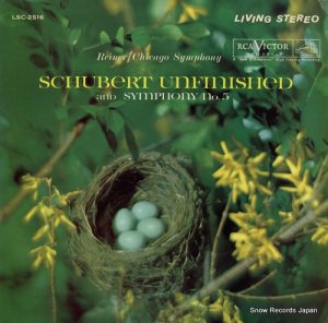 եåġ饤ʡ schubert; unfinshed / symphony no.5 LSC-2516