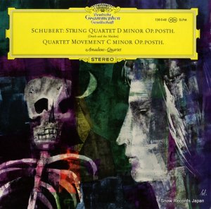 ޥǥڻͽ schubert; string quartet d minor op.posth. / quartet movement c minor op.posth. 138048