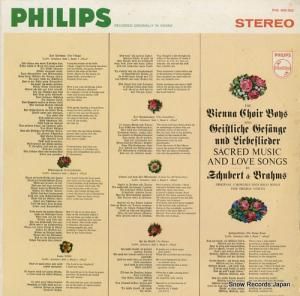 ǯ羧 the vienna choir boys sing sacred music and love songs by schubert & brahms PHS900-002