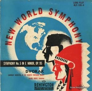 硼󥬡 dvorak; new world symphony / symphony no.5 in e minor, op.95 RLP-199-4