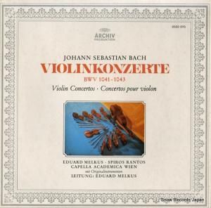 エドゥアルト・メルクス bach; violinkonzerte bwv1041-1043 2533075