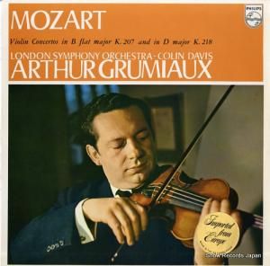 ƥ塼롦ߥ mozart; violin concerto in b flat major k.207 & in d major k.218 835136AY