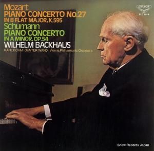 ウィルヘルム・バックハウス モーツァルト:ピアノ協奏曲第27番変ロ長調k.595 SLC8014