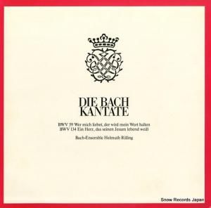 إࡼȡ die bach kantate / bwv 59 wer mich liebet,der wird mein wort halten CLV71940