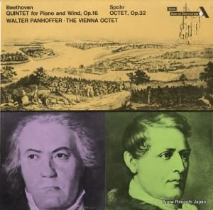 WALTER PANHOFFER beethoven; quintet for piano and wind, op.16 SDD256