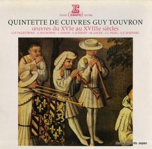 QUINTETTE DE CUIVRES GUY TOUVRON oeuvres du xvie au xviiie siecles STU71169