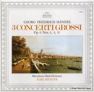 롦ҥ handel; 3 concerti grossi op.6 nos.3, 4, 11 2533141
