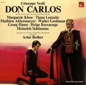ȥ롦 verdi; don carlos, h&#246;hepunkte der oper in deutscher sprache 1022318-1