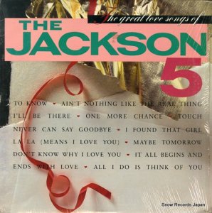 㥯󡦥ե the great love songs of the jackson 5 5346ML