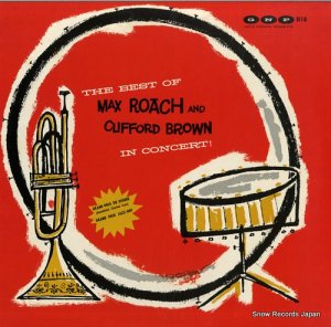 ޥåȥեɡ֥饦 the best of max roach and clifford brown in concert GNP-S18