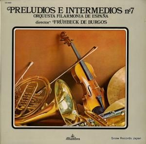 ե塼٥åǡ֥르 preludios e intermedios no.7 CS8581