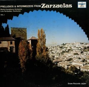 륤եʥǥ preludes and intermezzos from zarzuelas vol.1 SUM5093
